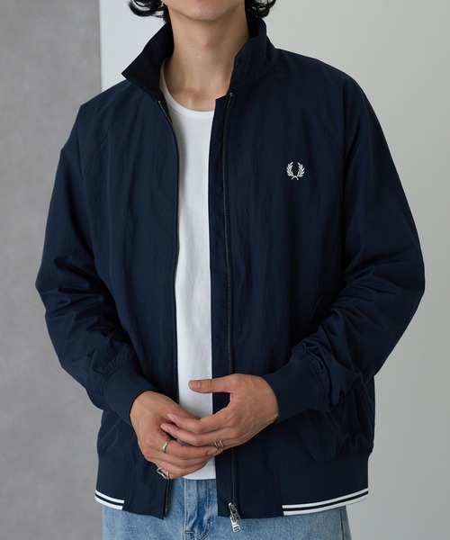 FRED PERRY（フレッドペリー）の「【FRED PERRY】CRINKLE HARRINGTON JACKET J2321（その他アウター・メンズ・ネイビー/レッド/アイボリー・XL/L/M/S）」の8枚目の写真