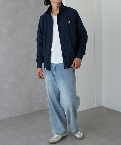 FRED PERRY（フレッドペリー）の「【FRED PERRY】CRINKLE HARRINGTON JACKET J2321（その他アウター・メンズ・ネイビー/レッド/アイボリー・XL/L/M/S）」の11枚目の写真