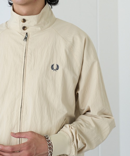 FRED PERRY（フレッドペリー）の「【FRED PERRY】CRINKLE HARRINGTON JACKET J2321（その他アウター・メンズ・ネイビー/レッド/アイボリー・XL/L/M/S）」の14枚目の写真