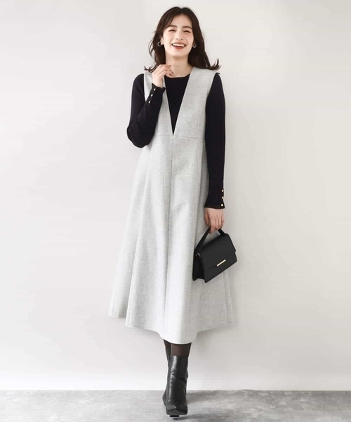 OFUON le MK(オフオンルエムケー)の「【2025AW】ベーシックボートネックニット/洗える/WEB限定サイズあり(ニット/セーター・レディース・ライトグリーン/ホワイト/ラベンダー/ネイビー系/ブラック/ピンク/ベージュ/ブルー・38/36)」の14枚目の写真