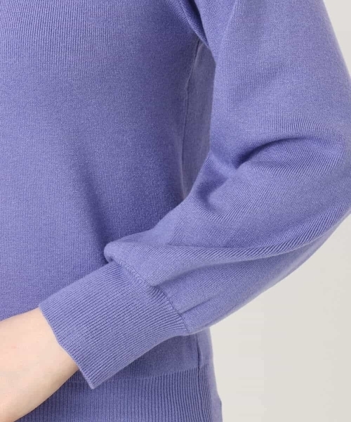 OFUON le MK(オフオンルエムケー)の「【2025AW】ベーシックボートネックニット/洗える/WEB限定サイズあり(ニット/セーター・レディース・ライトグリーン/ホワイト/ラベンダー/ネイビー系/ブラック/ピンク/ベージュ/ブルー・38/36)」の18枚目の写真