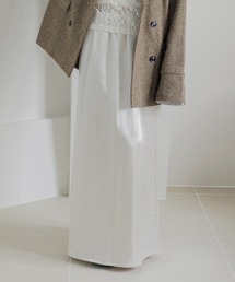 Dita Muaj.（ディータムアージュ）の「ウエストゴム サテンセミフレアスカート（スカート）」