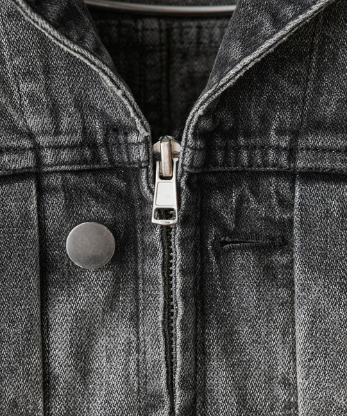 DENIM CROPPED ZIP TRUCKER JK（デニムジャケット）｜WYM LIDNM