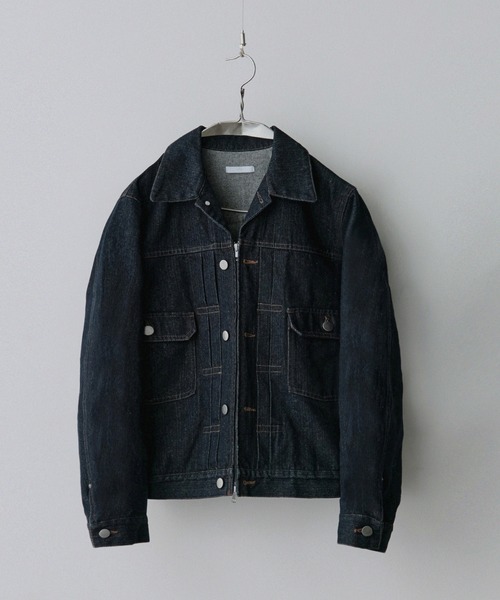 DENIM CROPPED ZIP TRUCKER JK（デニムジャケット）｜WYM LIDNM
