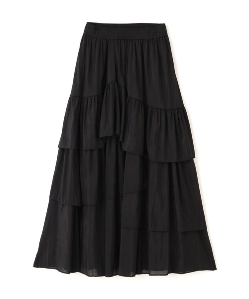 JILL by JILL STUART(ジルバイジルスチュアート)の「◇アシメティアードスカート(スカート・レディース・ホワイト/ブラウン系その他/ブラック・FREE)」の18枚目の写真