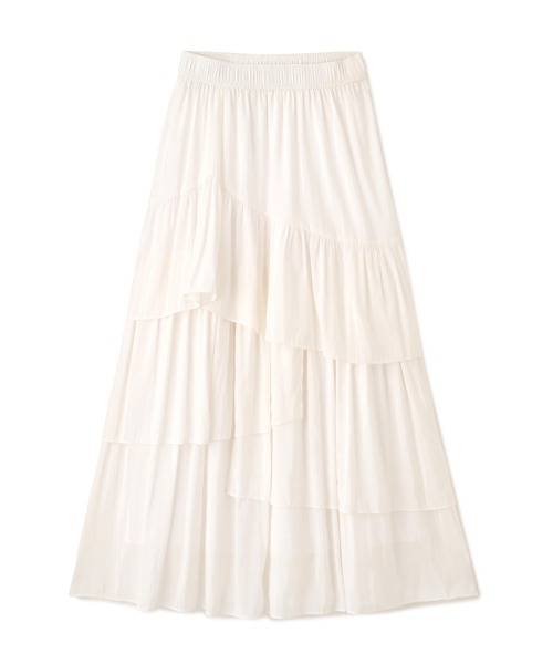 JILL by JILL STUART(ジルバイジルスチュアート)の「◇アシメティアードスカート(スカート・レディース・ホワイト/ブラウン系その他/ブラック・FREE)」の20枚目の写真