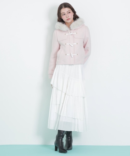 JILL by JILL STUART(ジルバイジルスチュアート)の「◇アシメティアードスカート(スカート・レディース・ホワイト/ブラウン系その他/ブラック・FREE)」の11枚目の写真