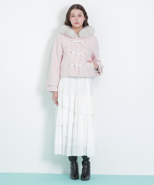 JILL by JILL STUART(ジルバイジルスチュアート)の「◇アシメティアードスカート(スカート・レディース・ホワイト/ブラウン系その他/ブラック・FREE)」の13枚目の写真