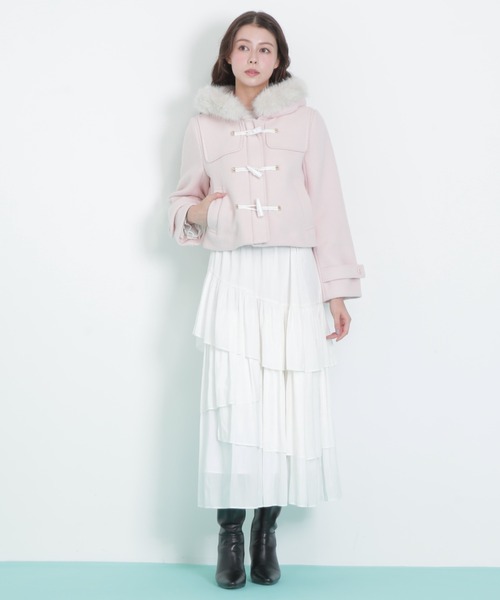 JILL by JILL STUART(ジルバイジルスチュアート)の「◇アシメティアードスカート(スカート・レディース・ホワイト/ブラウン系その他/ブラック・FREE)」の12枚目の写真