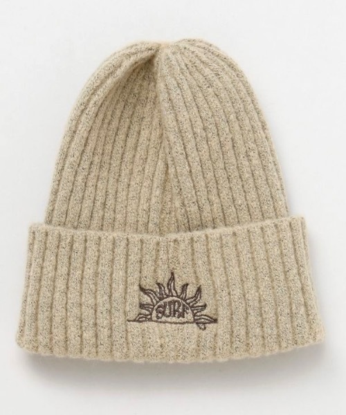 Kahiko（カヒコ）の「【Kahiko】SURF＆Palms キアラニットキャップ（ニットキャップ/ビーニー・メンズ・ホワイト/グリーン/オレンジ/ベージュ/ブラック・FREE）」の3枚目の写真