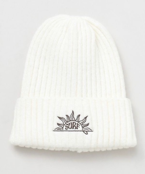 Kahiko（カヒコ）の「【Kahiko】SURF＆Palms キアラニットキャップ（ニットキャップ/ビーニー・メンズ・ホワイト/グリーン/オレンジ/ベージュ/ブラック・FREE）」の2枚目の写真
