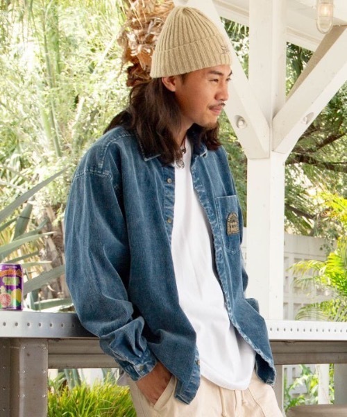 Kahiko（カヒコ）の「【Kahiko】SURF＆Palms キアラニットキャップ（ニットキャップ/ビーニー・メンズ・ホワイト/グリーン/オレンジ/ベージュ/ブラック・FREE）」の11枚目の写真