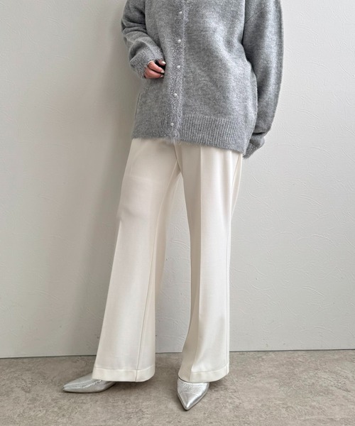 LHELBIE(レルビエ)の「【2枚セット】レイヤードセットパンツ(その他パンツ・レディース・オフホワイト/チャコールグレー/ブラック・M)」の18枚目の写真