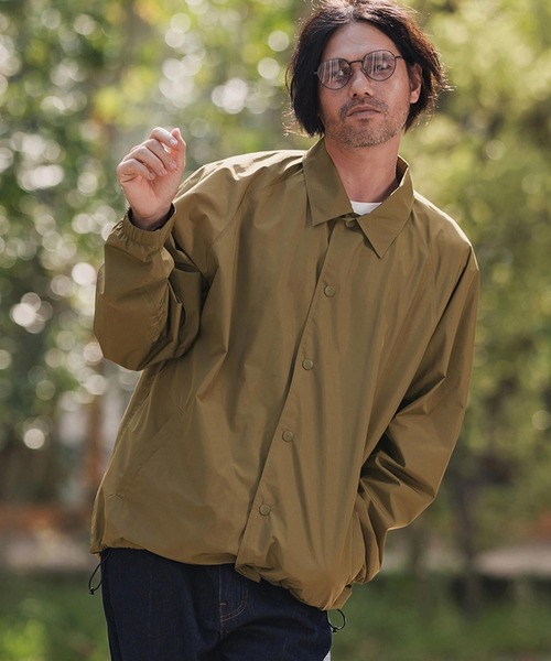 ★美品ゴールドGOLDコットンウェザーロングコーチジャケットM日本製 GOLD（ゴールド）の「GOLD / ゴールド：MILLING WOOL WRAP COAT