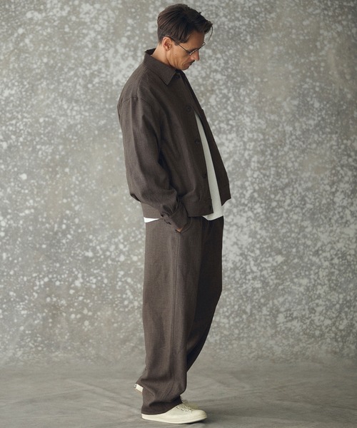 THEOREM(セオレム)の「mp14229- Wool-like Sharky Worker Pants ワークパンツ(TRM-P3653)(その他パンツ・メンズ・グレー/ブラック/ブラウン・S/M/L/XL)」の8枚目の写真
