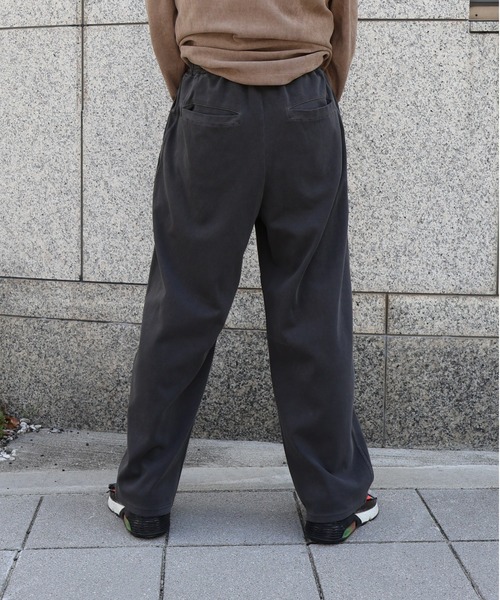 many men many mind(メニーメンメニーマインド)の「MANYMENMANYMINDS / ピグメントポンチ/カーブパンツ(スウェットパンツ・メンズ・カーキ/ブラック・X-LARGE/LARGE/MEDIUM)」の21枚目の写真