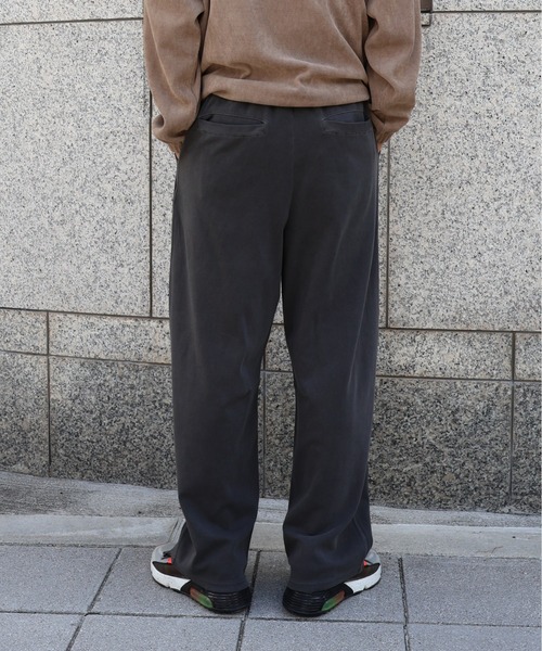 many men many mind(メニーメンメニーマインド)の「MANYMENMANYMINDS / ピグメントポンチ/カーブパンツ(スウェットパンツ・メンズ・カーキ/ブラック・X-LARGE/LARGE/MEDIUM)」の20枚目の写真