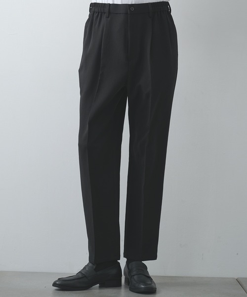STUDIOUS（ステュディオス）の「【STUDIOUS】DEPTHFUL パンツ（スラックス・メンズ・ネイビー/ブラック・3/2/1）」の2枚目の写真