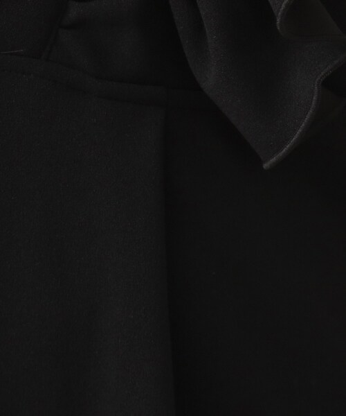 THE SHOP TK （ザ ショップ ティーケー ）の「【シーズンレス】フリルオールインワン（サロペット/オーバーオール・レディース・ダークブラウン/ブラック・13/12）」の6枚目の写真