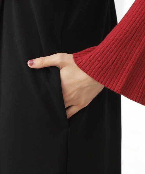 THE SHOP TK （ザ ショップ ティーケー ）の「【シーズンレス】フリルオールインワン（サロペット/オーバーオール・レディース・ダークブラウン/ブラック・13/12）」の17枚目の写真