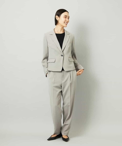 MICHEL KLEIN（ミッシェル・クラン）の「[セットアップ対応]テーラードジャケット（テーラードジャケット・レディース・ブラック/グレー・38）」の9枚目の写真