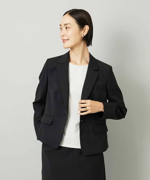 MICHEL KLEIN（ミッシェル・クラン）の「[セットアップ対応]テーラードジャケット（テーラードジャケット・レディース・ブラック/グレー・38）」の18枚目の写真
