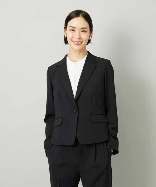 MICHEL KLEIN（ミッシェル・クラン）の「[セットアップ対応]テーラードジャケット（テーラードジャケット・レディース・ブラック/グレー・38）」の22枚目の写真