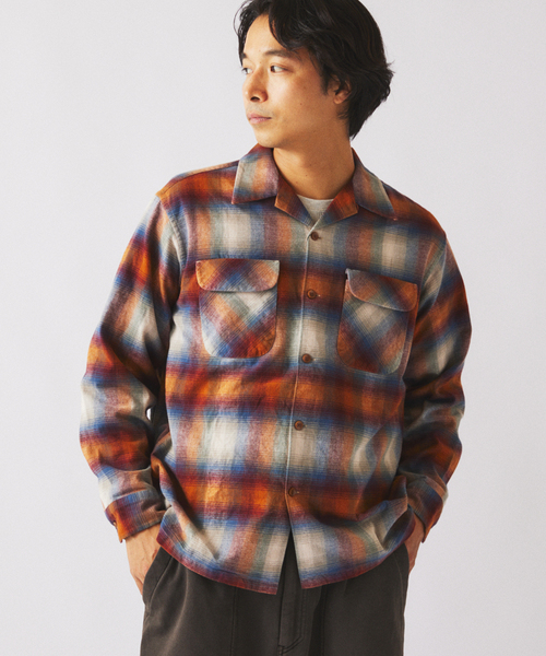 PENDLETON / ペンドルトン 別注 コットン シャギー オープンカラー