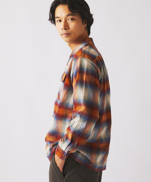 PENDLETON / ペンドルトン 別注 コットン シャギー オープンカラー