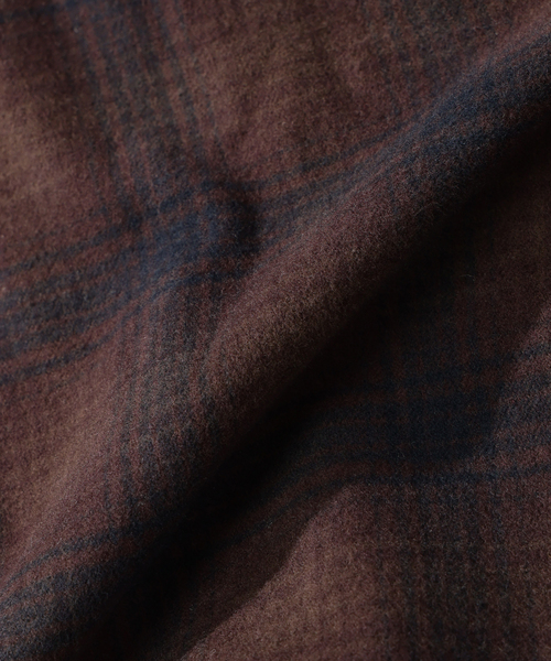 PENDLETON（ペンドルトン）の「PENDLETON / ペンドルトン 別注 コットン シャギー オープンカラーシャツ（シャツ/ブラウス・メンズ・カーキ/ブラウン/レッド/ブルー系その他/オレンジ・MEDIUM/LARGE）」の11枚目の写真