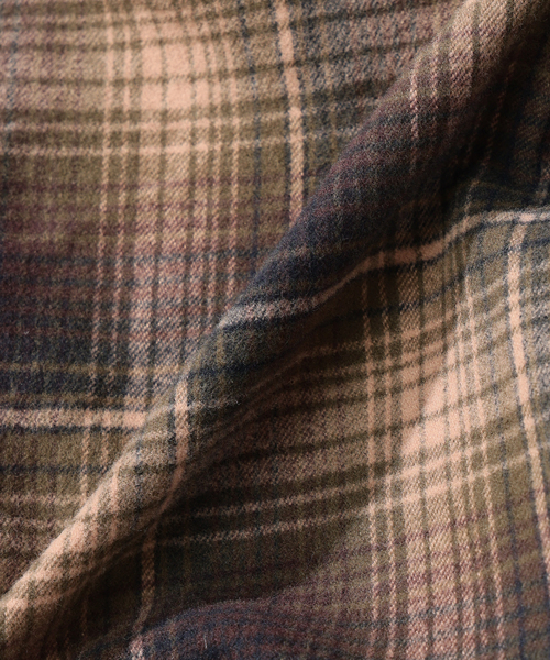 PENDLETON（ペンドルトン）の「PENDLETON / ペンドルトン 別注 コットン シャギー オープンカラーシャツ（シャツ/ブラウス・メンズ・カーキ/ブラウン/レッド/ブルー系その他/オレンジ・MEDIUM/LARGE）」の12枚目の写真