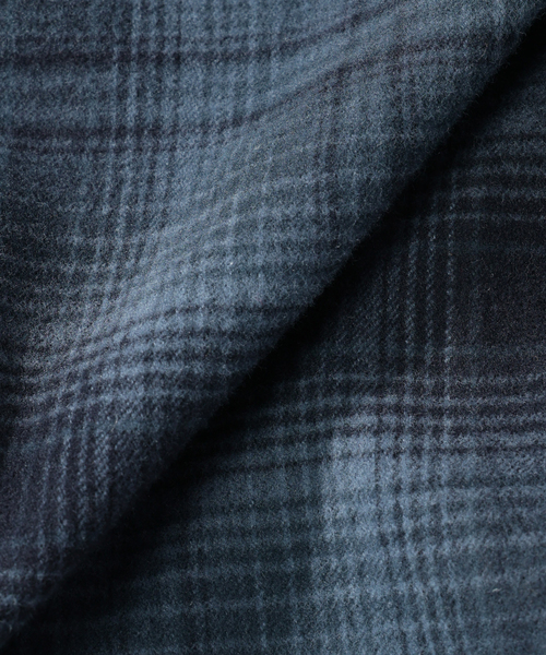 PENDLETON（ペンドルトン）の「PENDLETON / ペンドルトン 別注 コットン シャギー オープンカラーシャツ（シャツ/ブラウス・メンズ・カーキ/ブラウン/レッド/ブルー系その他/オレンジ・MEDIUM/LARGE）」の13枚目の写真