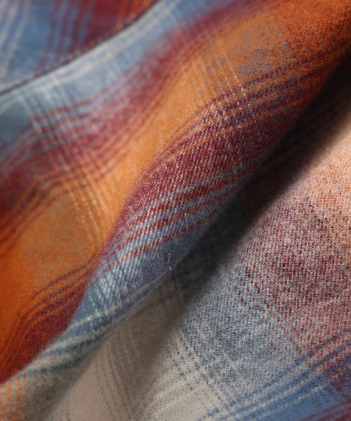 PENDLETON（ペンドルトン）の「PENDLETON / ペンドルトン 別注 コットン シャギー オープンカラーシャツ（シャツ/ブラウス・メンズ・カーキ/ブラウン/レッド/ブルー系その他/オレンジ・MEDIUM/LARGE）」の15枚目の写真