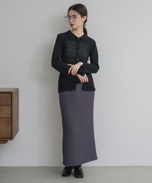 kivi（キヴィ）の「フェイスシャーリングSK（スカート・レディース・ライトピンク/ダークブルー/ライトグレー・FREE）」の15枚目の写真