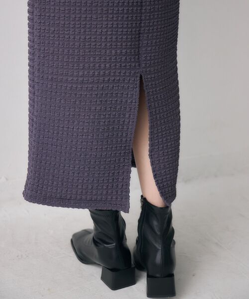 kivi（キヴィ）の「フェイスシャーリングSK（スカート・レディース・ライトピンク/ダークブルー/ライトグレー・FREE）」の11枚目の写真