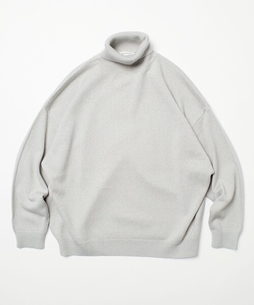 FREAK'S STORE（フリークスストア）の「限定展開 Relax Fit リラックスフィット イージーケア ウォッシャブル タートルネックニット（ニット/セーター・メンズ・ネイビー/ブラック/チャコールグレー/グレー・MEDIUM/LARGE/SMALL）」の12枚目の写真
