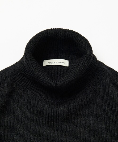 FREAK'S STORE（フリークスストア）の「限定展開 Relax Fit リラックスフィット イージーケア ウォッシャブル タートルネックニット（ニット/セーター・メンズ・ネイビー/ブラック/チャコールグレー/グレー・MEDIUM/LARGE/SMALL）」の20枚目の写真