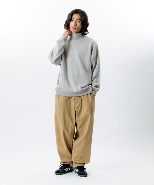 FREAK'S STORE（フリークスストア）の「限定展開 Relax Fit リラックスフィット イージーケア ウォッシャブル タートルネックニット（ニット/セーター・メンズ・ネイビー/ブラック/チャコールグレー/グレー・MEDIUM/LARGE/SMALL）」の14枚目の写真