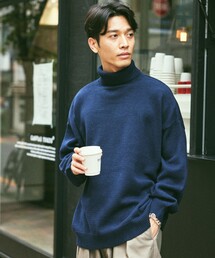 FREAK'S STORE | 限定展開 Relax Fit リラックスフィット イージーケア ウォッシャブル タートルネックニット(ニット/セーター)
