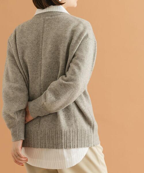 URBAN RESEARCH ROSSO WOMEN（アーバンリサーチ　ロッソ）の「F by ROSSO　ハミルトンクルーネックニット（ニット/セーター・レディース・グレー/ブルー/ベージュ系その他/レッド系その他・FREE）」の15枚目の写真