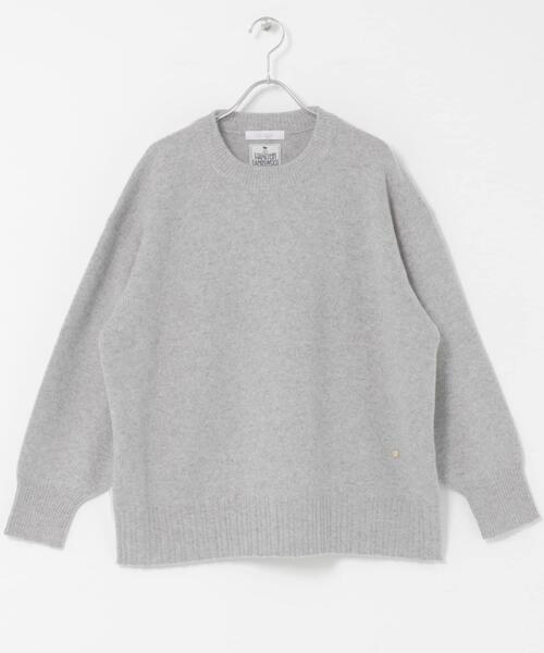 URBAN RESEARCH ROSSO WOMEN（アーバンリサーチ　ロッソ）の「F by ROSSO　ハミルトンクルーネックニット（ニット/セーター・レディース・グレー/ブルー/ベージュ系その他/レッド系その他・FREE）」の20枚目の写真