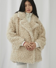 セール】フェイクファーダッフル（ダッフルコート）｜U by