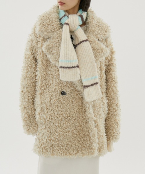 セール】プードルファーダブルミドルコート（その他アウター）｜FUULLY