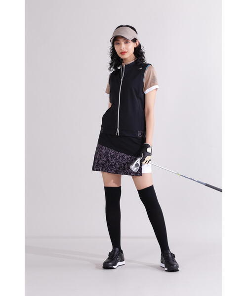 New Balance Golf(ニューバランスゴルフ)の「【new balance golf】【直営店舗限定】フルジップ ウインド ベスト (WOMENS)(ベスト・レディース・ブラック/ベージュ・SMALL/MEDIUM/LARGE)」の22枚目の写真