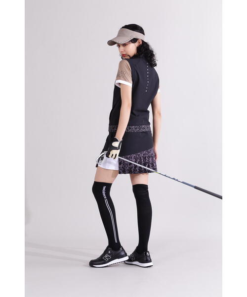 New Balance Golf(ニューバランスゴルフ)の「【new balance golf】【直営店舗限定】フルジップ ウインド ベスト (WOMENS)(ベスト・レディース・ブラック/ベージュ・SMALL/MEDIUM/LARGE)」の21枚目の写真