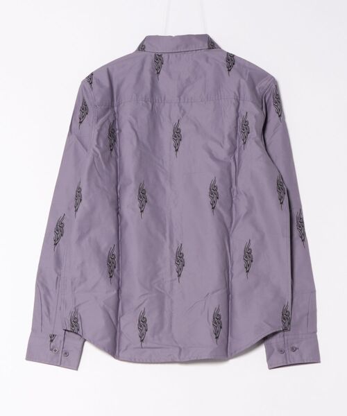 HUF(ハフ)の「【z】【HUF】Larkin Embroidered Work(シャツ/ブラウス・メンズ・ラベンダー/ブラウン・MEDIUM/SMALL)」の3枚目の写真