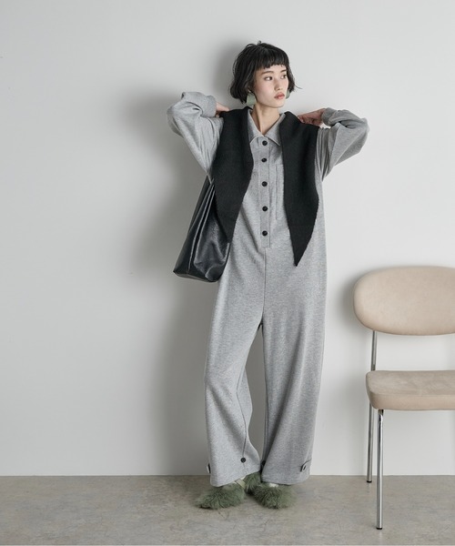 THE YOn（ザヨン）の「ストールリブニットフーディー（ニットキャップ/ビーニー・レディース・グレー/ブラック/アイボリー・FREE）」の17枚目の写真