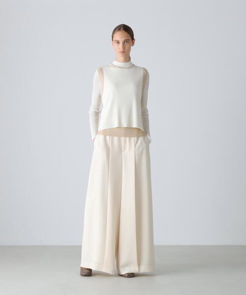 ADORE(アドーア)の「◆レイヤードニット(ニット/セーター・レディース・ホワイト系その他/ブラック・38)」の11枚目の写真