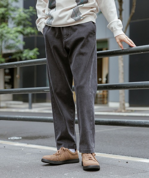 GLOBAL WORK(グローバルワーク)の「スゴラクストレッチウエストイージー+WARM/576733(その他パンツ・メンズ・ダークネイビー/ブラック系/ブラック・SMALL/MEDIUM/LARGE/X-LARGE)」の1枚目の写真
