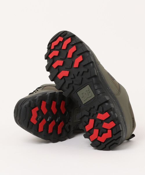 DC SHOES(ディーシーシューズ)の「DC SHOES ディーシーシューズ DC GLAZE【防水/ガラス繊維配合ソール】メンズスニーカー ウィンターシューズ(DCグレイズ) DM254607(スニーカー・メンズ・ブラック×レッド/オリーブ・26.0cm/27.0cm/28.0cm/29.0cm)」の4枚目の写真